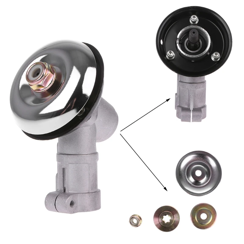 

26/28mm 9T Strimmer Gear Head Gearbox Brush Cutter Grass Trimmer Lawn Mower Part qiang