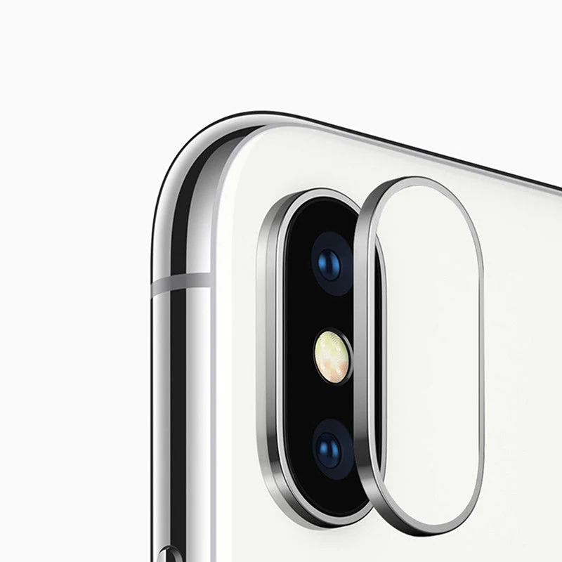 For iPhone X Rear Back Camera Protector Protective Lens Case Ring Cover Protective Ring Camera Lens Screen Protector