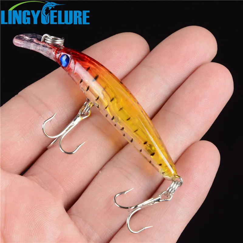 

1Pcs/lot Minnow Fishing Lures 7cm 4g Hard Bait Isca Artificial 6# Hooks Fishing Tackle Japan Wobbler Crankbait