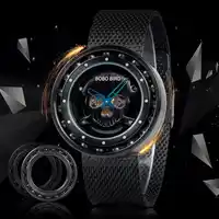 BOBO BIRD Steel Watch Timepieces Skull Dial 360 Degree Rotation Bearing Construction Wristwatches relogio masculino de aco W-Q21