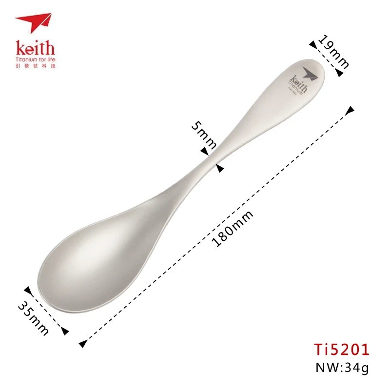 Vajilla de titanio gruesa cuchara sólida tenedor cena postre café sopa cuchara exterior Camping senderismo viajes Tablewares
