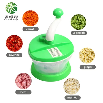 

DUOLVQI Multifunctional Handle Cutter With Chopped,Shred & Slice Function With Three Drive Vegetable Cutter Kitchen Accessories