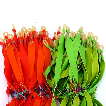 

Slingshot hunting outdoor strong shot fish traditional natural rubber flat leather tendon group Elastica bungee rubber band