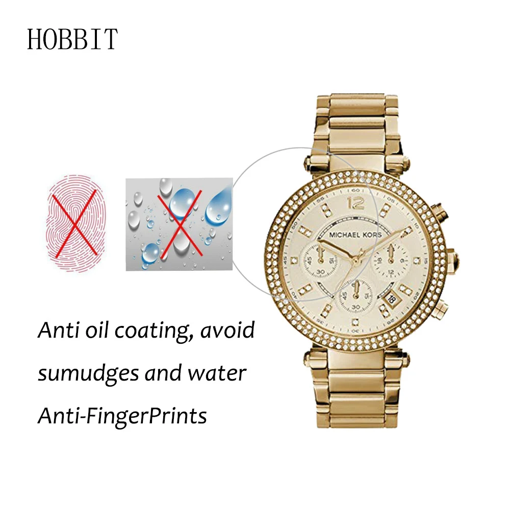 3Pack For Michael Kors MK5354 MK5353 5H Nano Explosion-proof Screen Protector High Definition Anti-shock Smart Watch Film