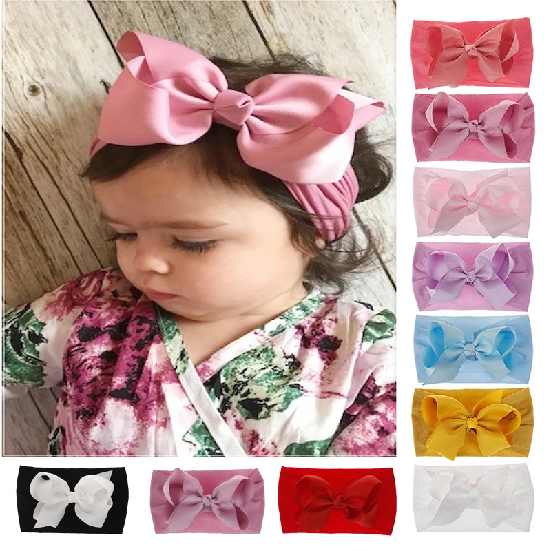 

Swallowtail Butterfly Big Bow Headwrap Baby Headband Top Knot Headbands Over Sized Bow Hair Newborn Head Band