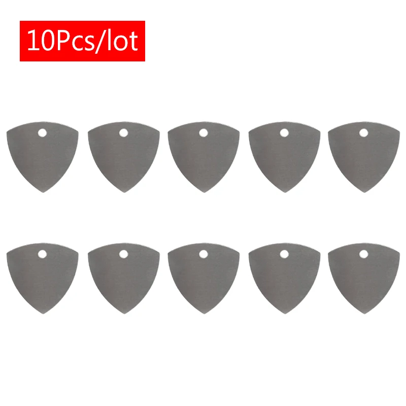 10pcs/lot Stainless Steel Guitar Picks Ultra Thin Pry Opening Tools for iPhone iPad Samsung Opener Smart Phone Screen Repair Kit