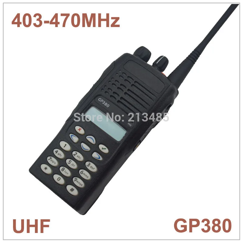 Иди и болтай Walkie Takie GP380 UHF 403-470 МГц профессиональная портативная Двусторонняя радиосвязь