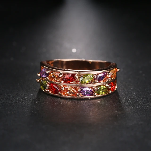 Be8 брендовые свадебные кольца уникального дизайна с разноцветным