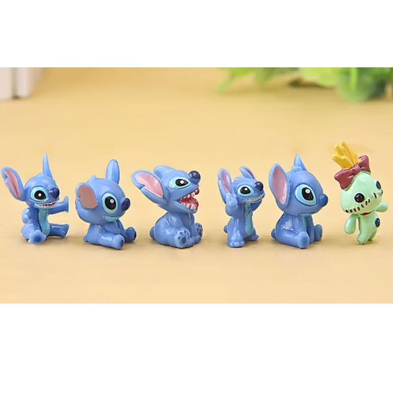 3cm 12pcs Stitch Mini Toys Figure Anime Stitch Action Figure Christmas Gifts and Dolls Home Party Supply Decoration MicroToys