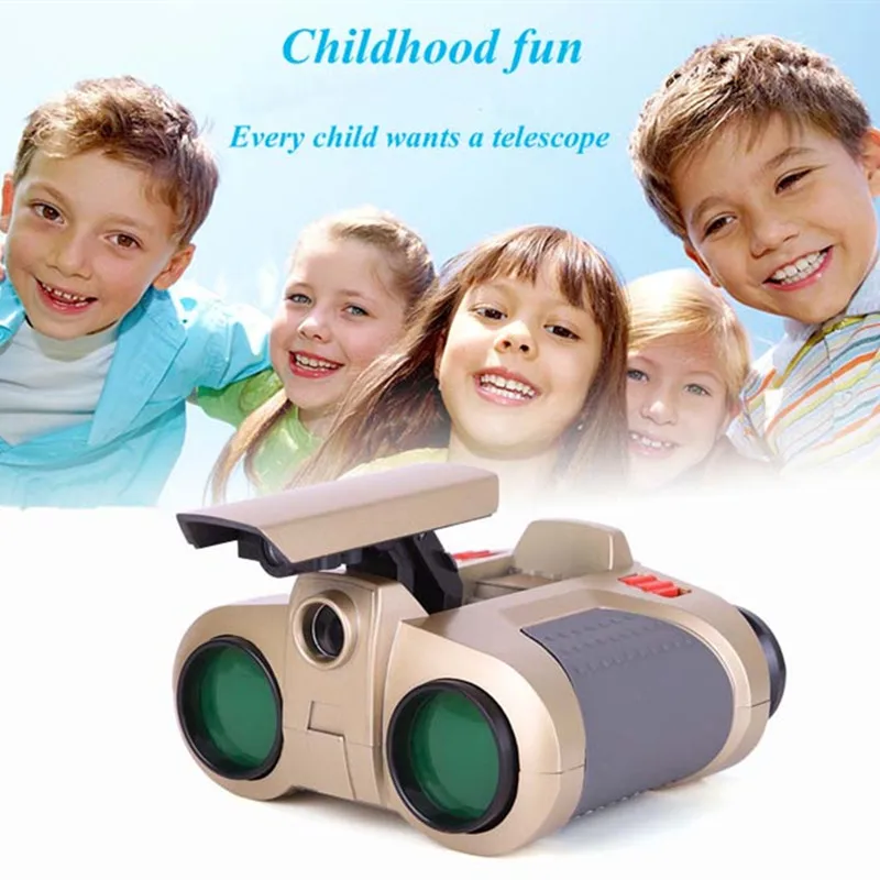 Детское устройство ночного видения 4X30 бинокль с подсветкой ночного видения фокусировка ночного видения