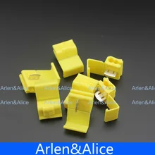 200 шт. провода терминалы быстрый разъем проводов кабельный зажим AWG 12-11