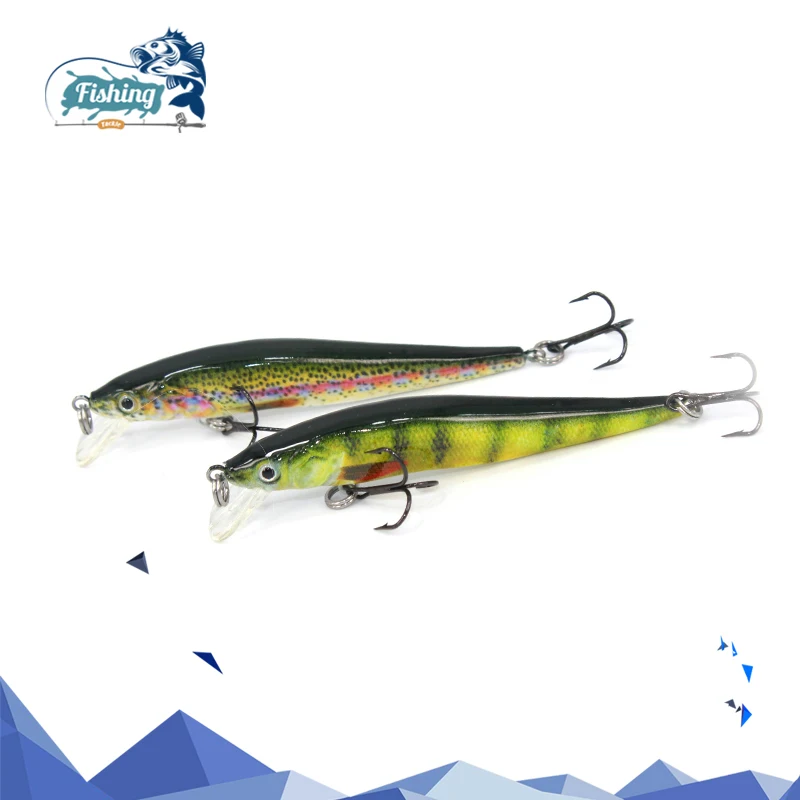 

1PCS Minnow Fishing Lures 6cm 2.4g Hard Jointed Bait 4Color Plastic Crankbait with 2 Treble Hooks Fishing Tackle Lure Pesca Isca
