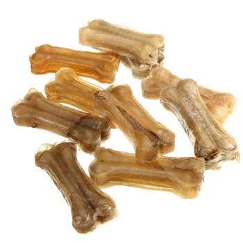 

10pcs/lot Snack Treat Dog Chews Bone Pet Puppy Tooth Cleaning Bone Doggie Dental Teething Aid Toys Gadget