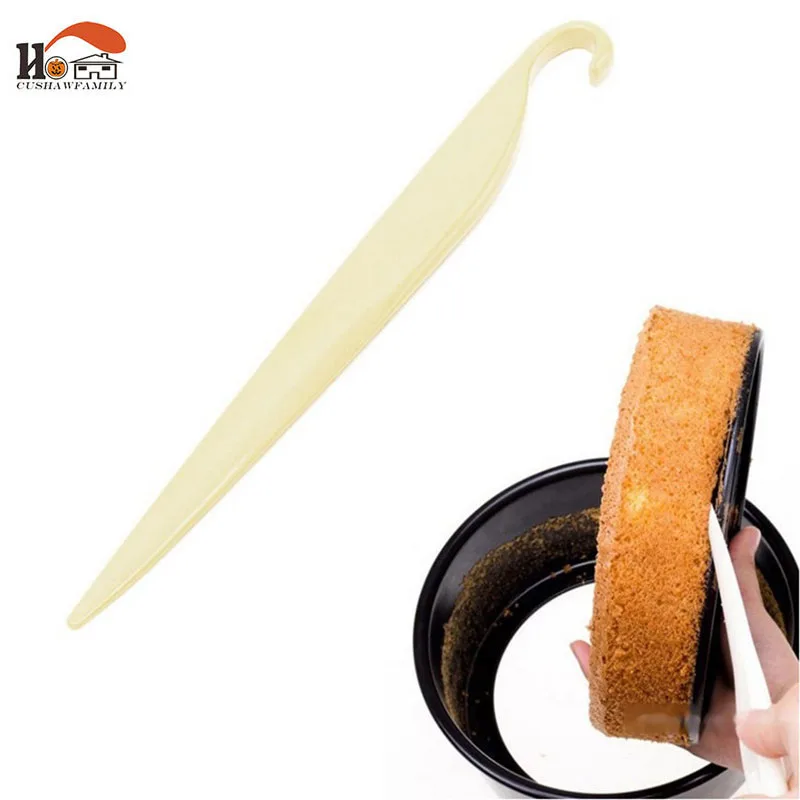 

CUSHAWFAMILY good plastic baking tools Cake mould release knife scraper does not hurt mold with baking&pastry spatulas brush