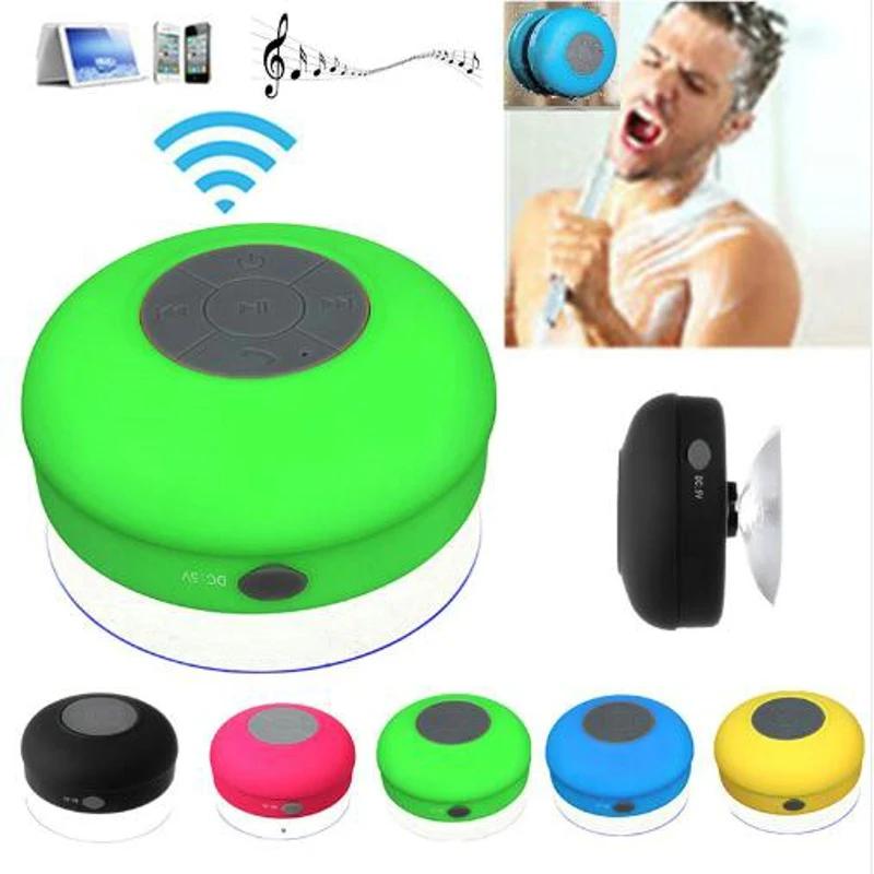 Портативный водонепроницаемый беспроводной Стереодинамик Dehyaton с Bluetooth для душа