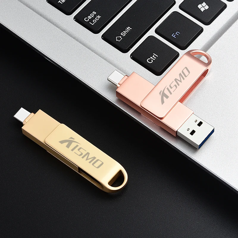 Kismo USB3.0 type-C флеш-накопитель 16 ГБ 32 ГБ 64 Гб 128 ГБ type-c карта памяти type-C ручка-накопитель для samsung S8 S9 huawei mate 20 P10