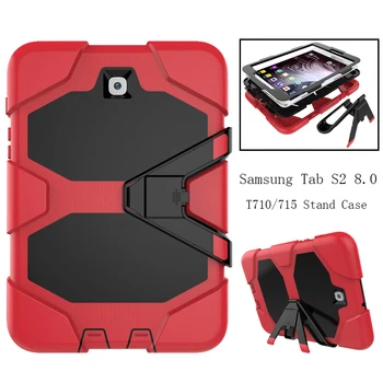 

Tab S2 T710 SM-T710 Heavy Duty Tablet Case Fundas Silicon Back Cover for Samsung Galaxy Tab S2 8.0 Inch Protective Stand Holder