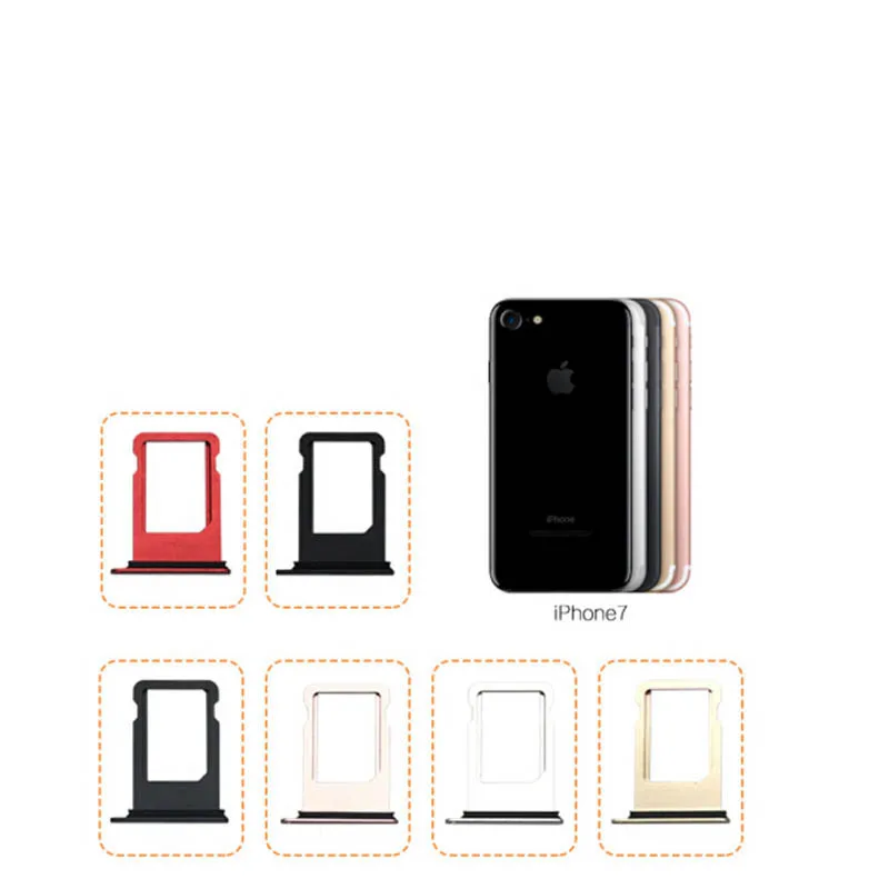 UVR для iPhone 7 Plus металлический лоток Micro SIM карты открытый выдвижной ключ Сменный