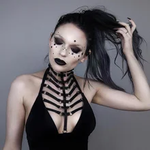 JLX. Жгут Мода БДСМ Для женщин Фетиш тело жгут cag бюстгальтер белье liguero harajuku Топ ligas пастельный Готический бондаж бюстгальтер жгут