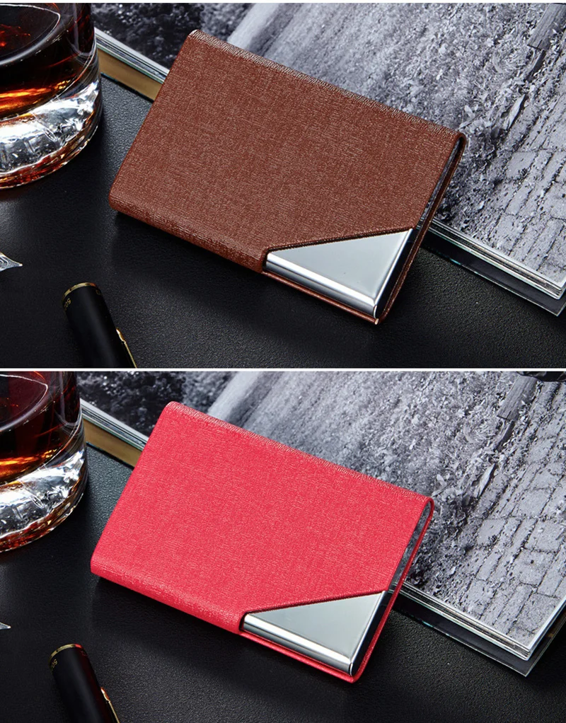 Card Holder Fashion 2017 Metal Aluminum For Women Men Small Card Wallet Case Business Credit Card Holder (9)