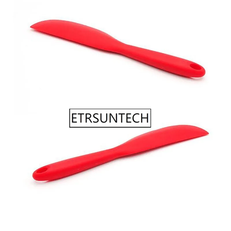 

50pcs Butter Knife Silicone Cream Butter Cake Spatula Mixing Batter Scraper Brush Butter Mixer Cake Brushes Baking Tools