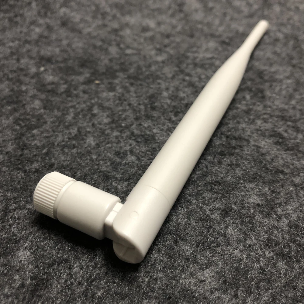 OwlCat 2.4Ghz 5Dbi High Gain 4G Antenna Male Plug White Color 20cm for 4G Wireless SIM Camera Antenna Connector