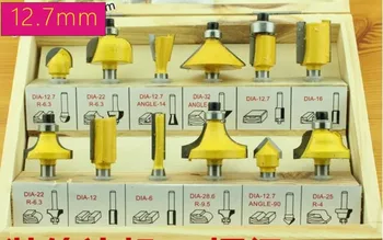 

12PCS 1/2"(12.7mm) woodworking milling engraving machine / Bakelite milling / trimmer blade knives carving tools