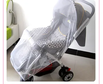 

Baby Stroller Pushchair Cart Mosquito net Shield Net Safe Infants Protection Mesh Stroller Accessories Mosquito Net