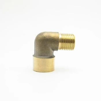 

1/4" BSP Male To Female Thread 90 Degree Elbow Brass Pipe Fitting Adapter Coupler Connector For Water Fuel Gas