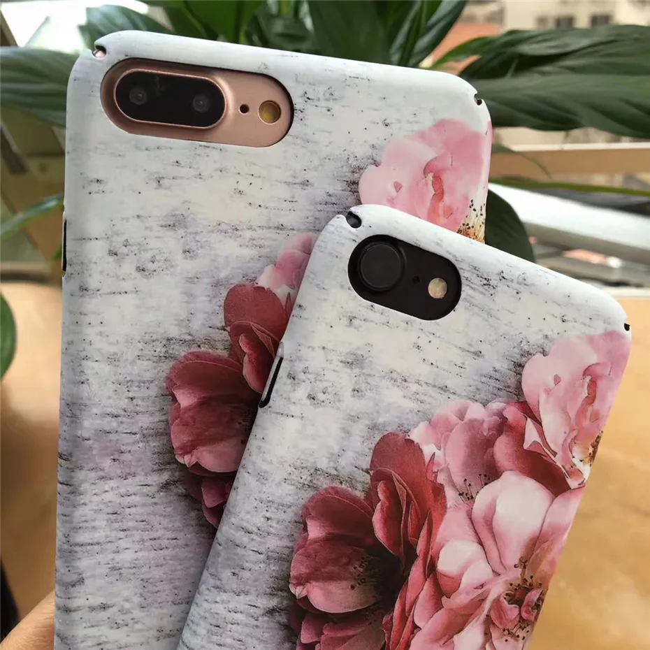 COQUEN ShockproofLuxuryFloralNoctilucentPC Case For iphone 6 5 5S SE 6 6S 8 7 Plus X Xs Max Xr Cases For iphone 6 Case Cute  (8)
