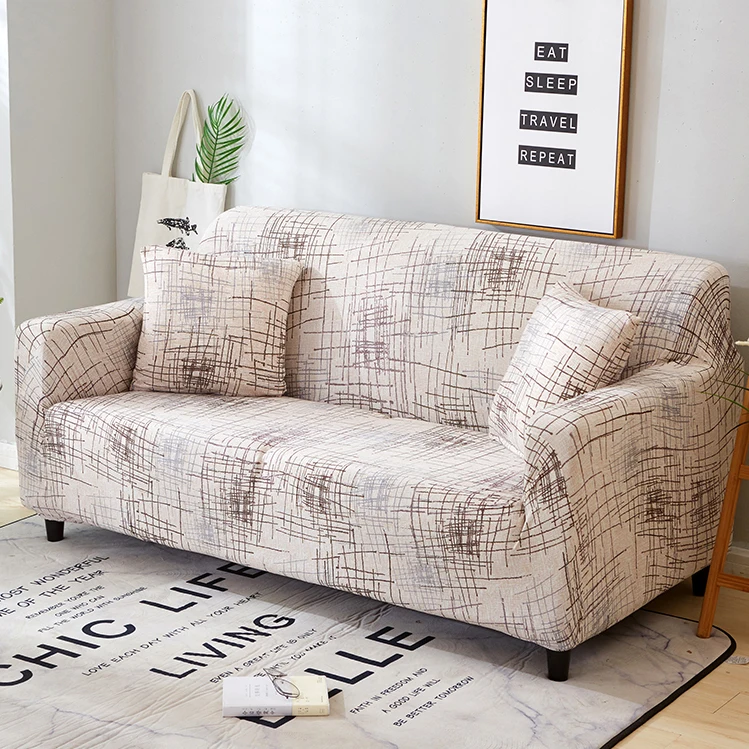 Ceny Uniwersalny 1 2 3 4 sofa do siedzenia pokrywa duża elastyczność poszewki na kanapę miłość siedzenia rozciągliwy na meble elastyczne pokrowce na drukowanie w domu