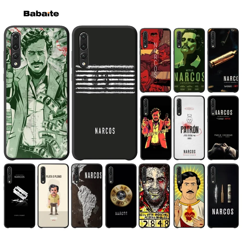 

Babaite Pablo escobar novedad Phone Case Shell for Huawei Mate10 Lite P20 Pro Huawei NOVE3E P10 Plus Mate9 10 Honor 9 10 View 10