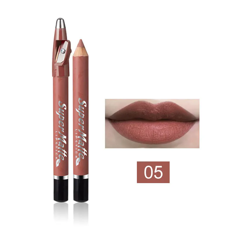 Menow 1 шт. многоцветный карандаш для губ супер матовый макияж губ водостойкий Красочный косметический карандаш для губ MN096