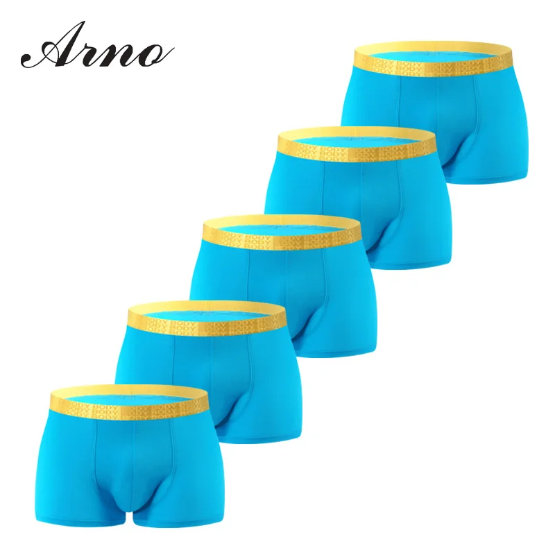

ARNO Men's cotton underwear soft comfortable breathable underwear Sky blue