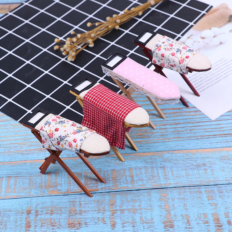 

Scale 1:12 Dollhouse Miniature Ironing Board Or An Iron DollHouse Furniture Dollhouse Room Decoration Children Girls Toy Gift