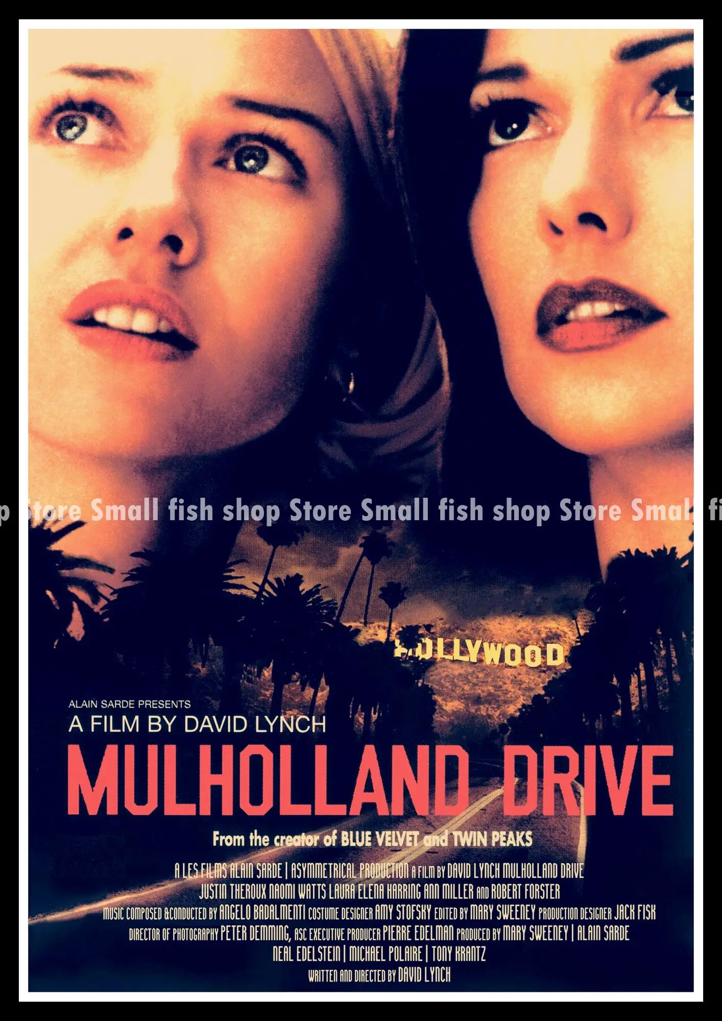 Mulholland Drive Home Furnishing decoration Kraft Movie Poster ...