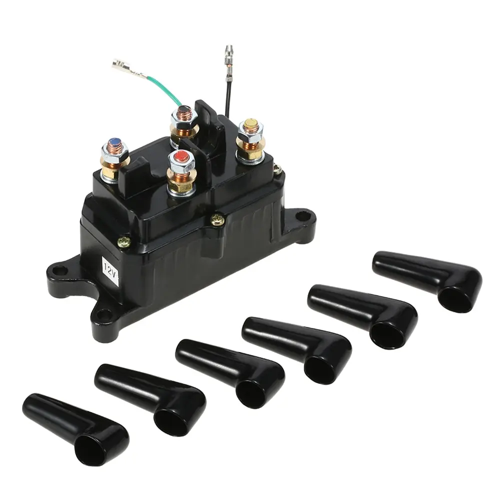 

12V solenoid relay contactor winch rocker switch thumb for ATV UTV universal kit