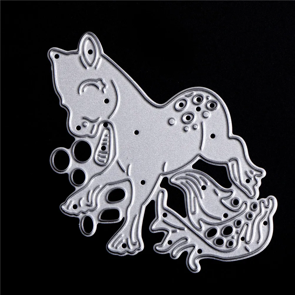 2018 DIY Unicorn Horse Metal Cutting Dies Stencil DIY Scrapbooking Card Paper Embossing Craft