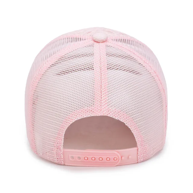 [Rancyword] 2017 New Fashion Baseball Caps For Women Summer Mesh Cap Hats Adjustable Bone Solid Color Hip Hop Hat Lady RC1180