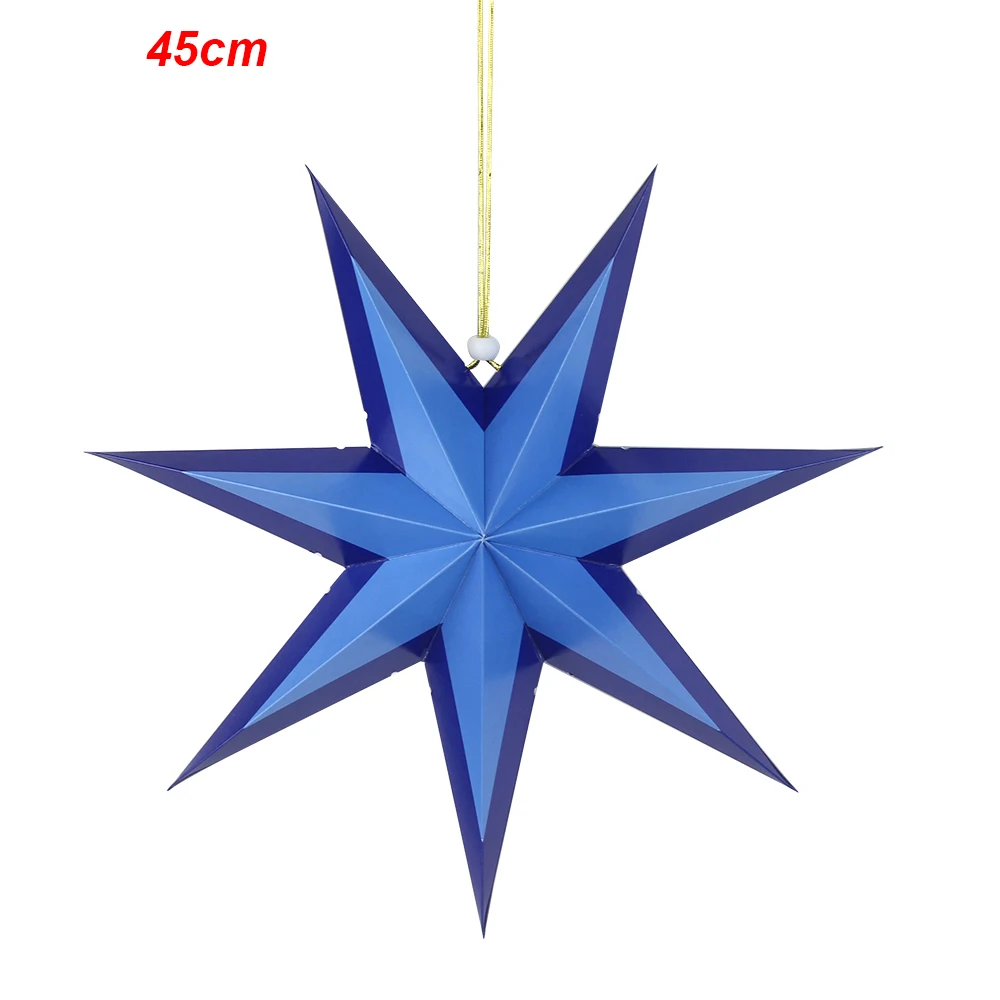 Merry Christmas 40cm / 45cm / 60cm Decorative Star Christmas Tree Decoration Christmas Home Hanging Elements Paper Star