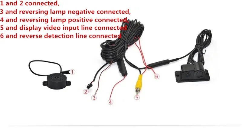 Универсальная 2 в 1 автомобильная парковочная камера заднего вида, высокая четкость, ночное видение, реверсивный радар, высокое качество