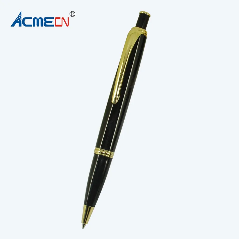Black Cartridge Ballpoint Pen Push action Retractable Mini Ball Pen for