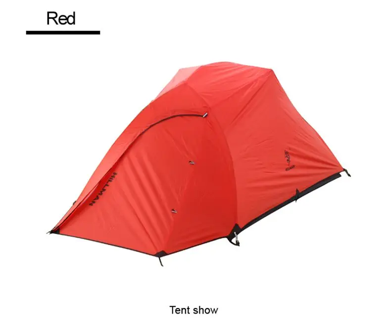 Деревенский 2 человека 4 сезона палатка двухслойная непромокаемая уличная Ультралегкая Алюминиевая Удочка палатка Водонепроницаемая 2 цвета