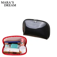 Mara Traum 2021 Einfarbig Marke Frauen wasserdichte Make-Up Reise Kulturbeutel Aufbewahrungsbox Make-Up Tasche Waschen tasche