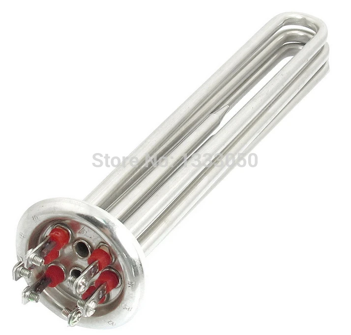 Free Shipping AC 380V 6000W Stainless Steel Water Boil Tubular Bundle