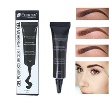 FaRRES Профессиональные Тени для бровей водонепроницаемые долговечные 6 цветов черный коричневый тату Макияж для бровей Гель косметический макияж AM032