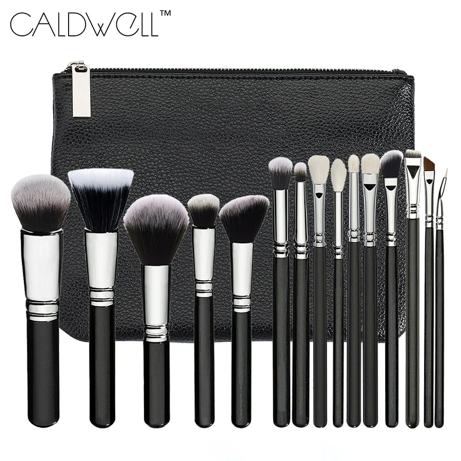 New Professional 15PCS Makeup Brushes Set Tools Make up Toiletry Kit Make Up Brush Set Case