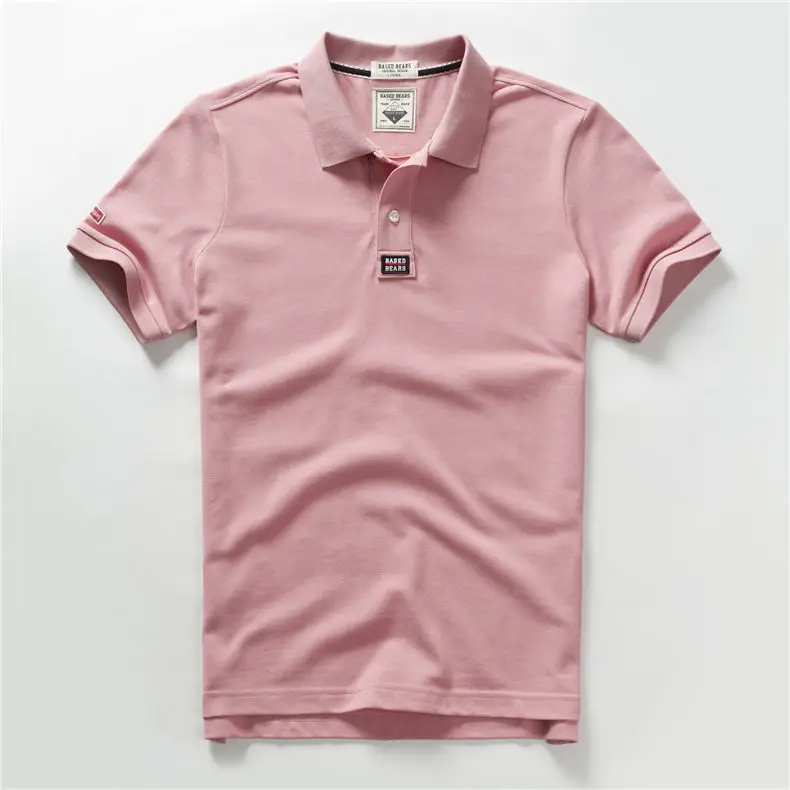 Summer Polo Shirt Men Cotton 2019 New Short Fashion European Style Men Polo Shirts Male Breathable High Quality Brand Clothing 06