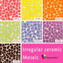 200 г/95 штук неправильный желтый красный синий зеленый оранжевый кофейный светильник Коричневая керамическая декоративная мозаика