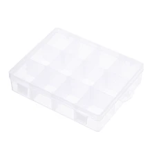 Коробка для рыболовных снастей 12 сеток прозрачная пластиковая коробка рыболовная приманка крючки для хранения ювелирных изделий игольчатая нить для Pesca